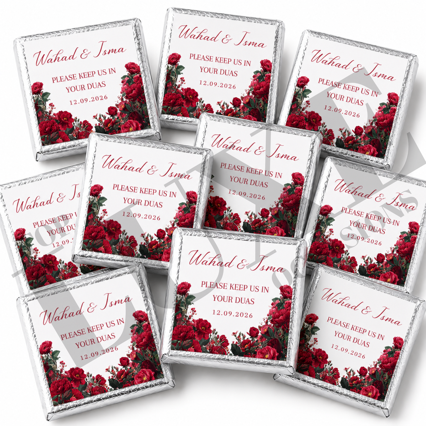 Nikkah | Baraat | Walima Chocolate Squares