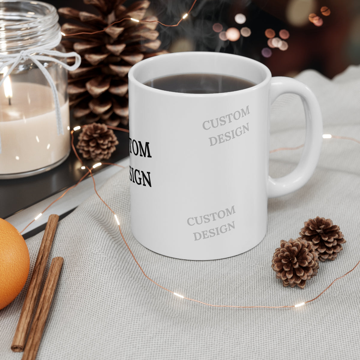 Custom Design Ceramic Mug (11oz)