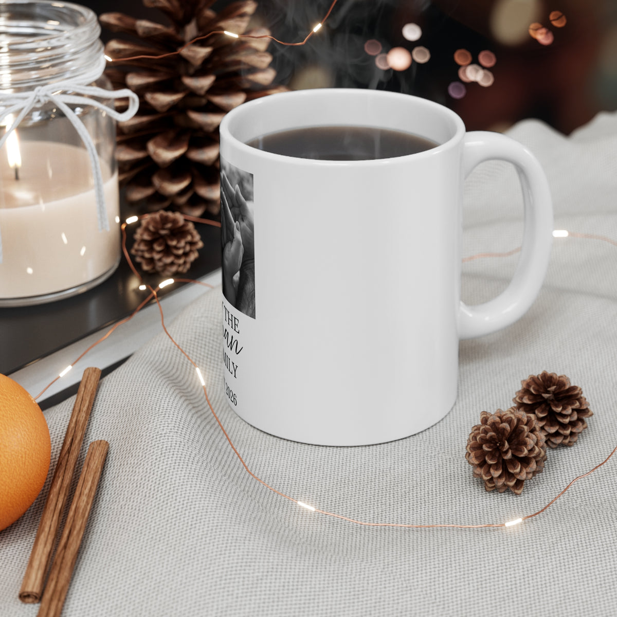 Family Photo Gift Ceramic Mug (11oz)