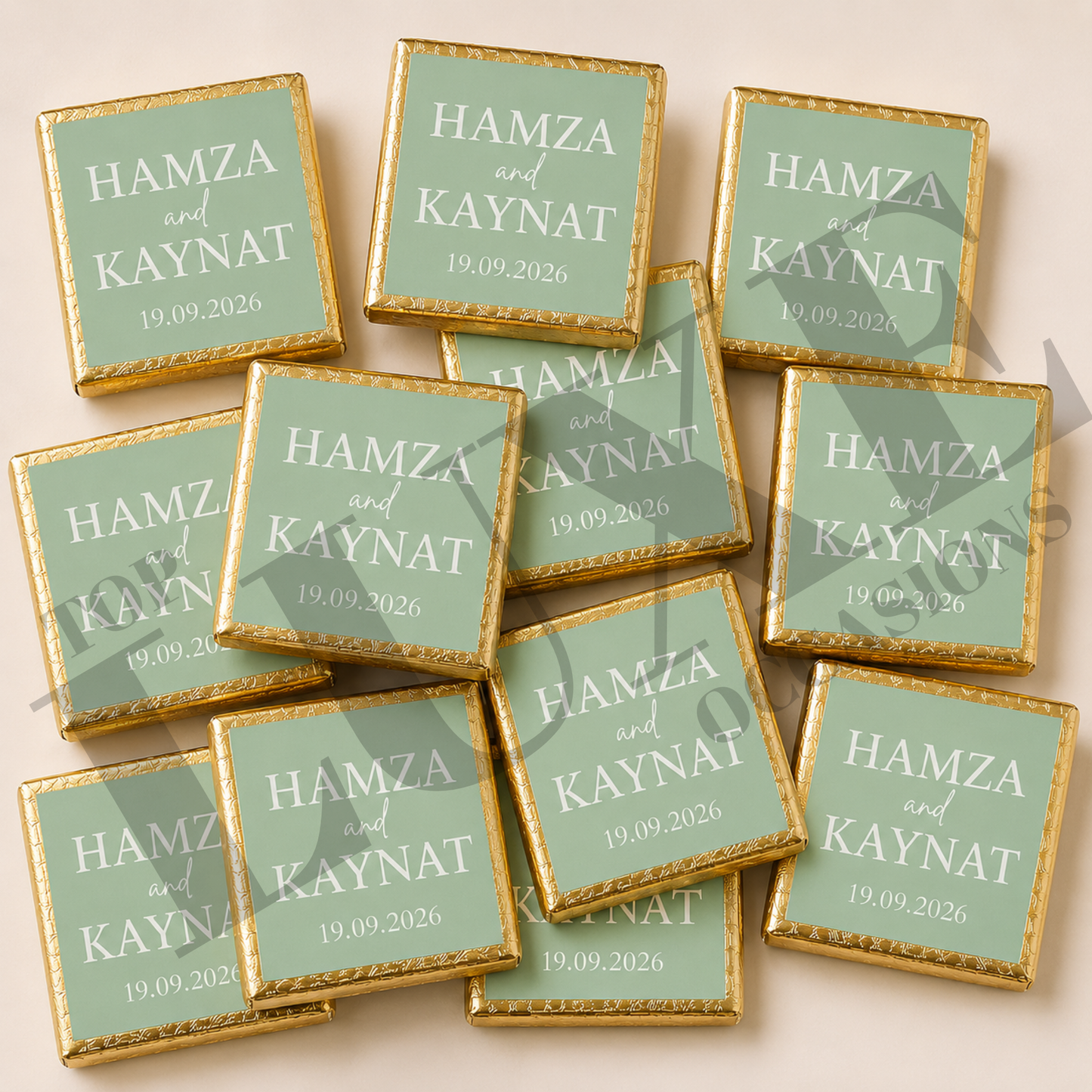 Nikkah | Baraat | Walima Chocolate Squares