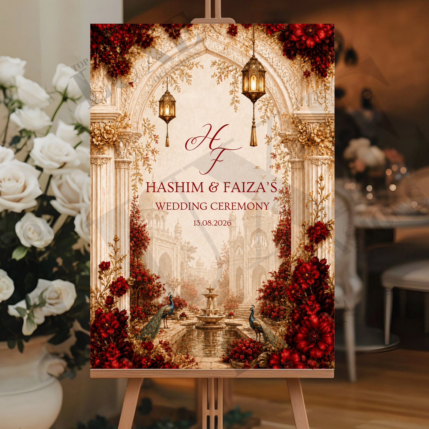 Arch Luxury Nikkah Baraat Walima Board