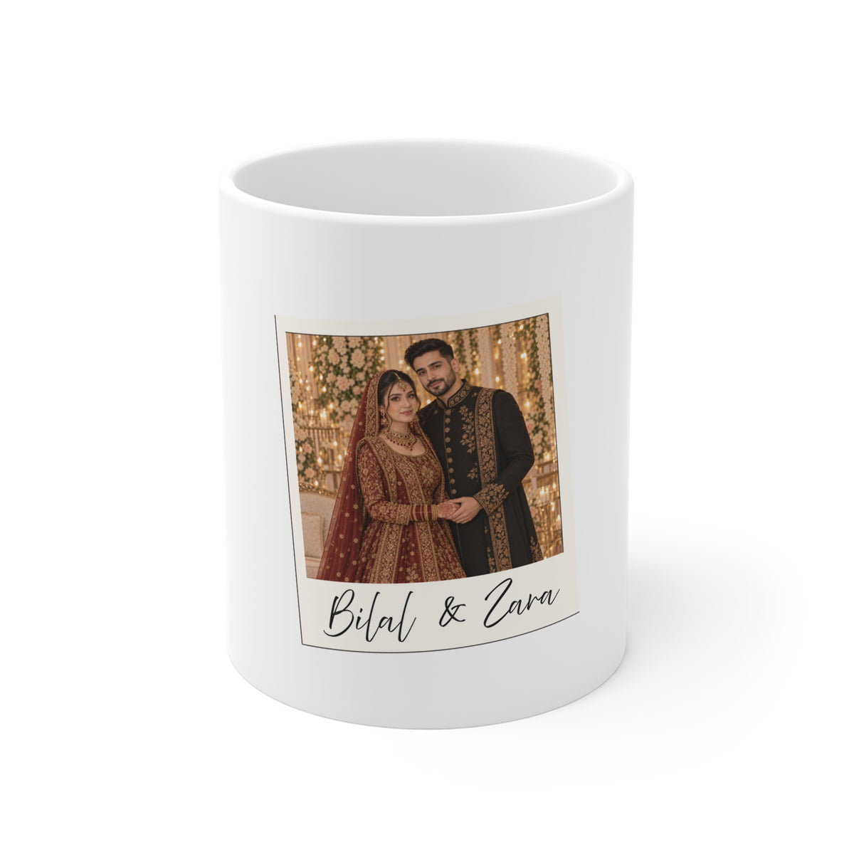 Personalised Wedding Gift Ceramic Mug (11oz)