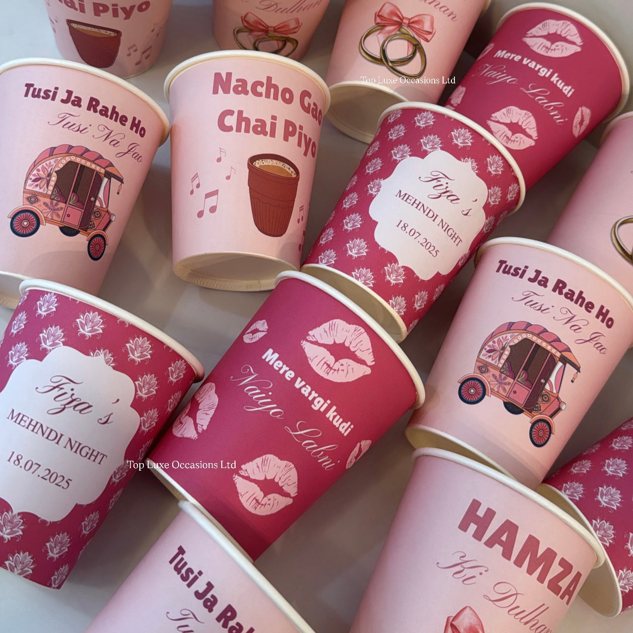 Girls Mehndi / Dholki Night Mix (5 Designs) - LUXE RANGE