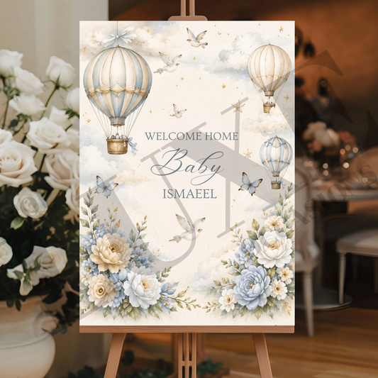 Welcome Home Baby Sign