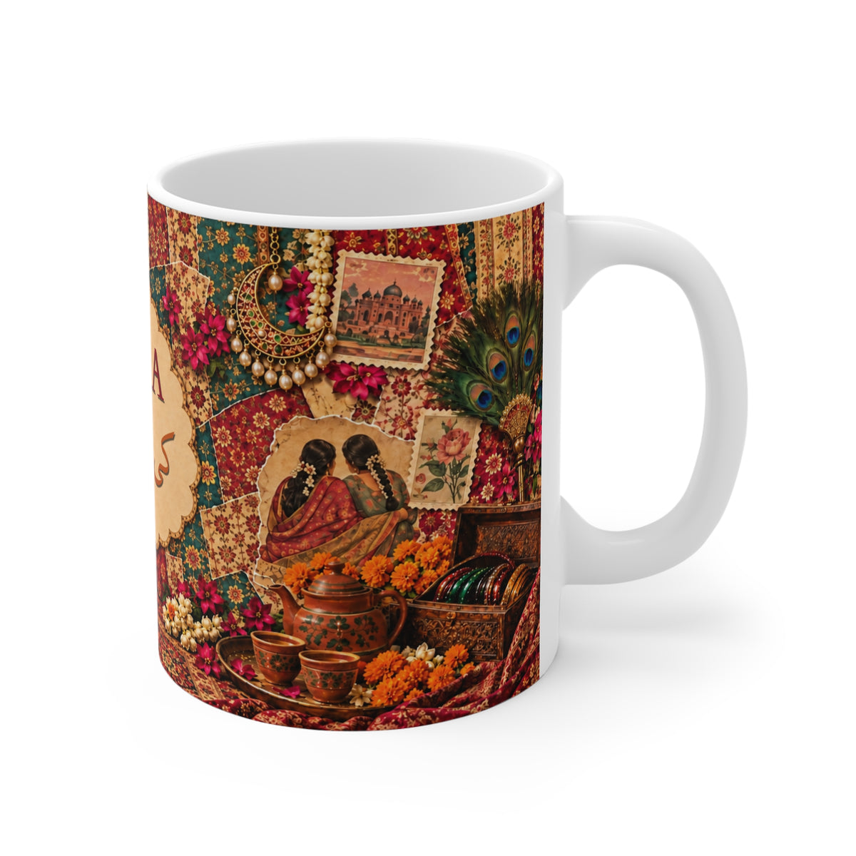 Fun Vibrant Wedding Ceramic Mug (11oz)