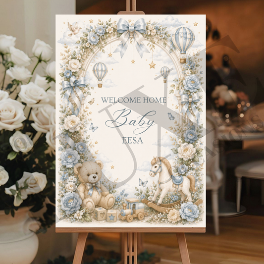 Welcome Home Baby Sign