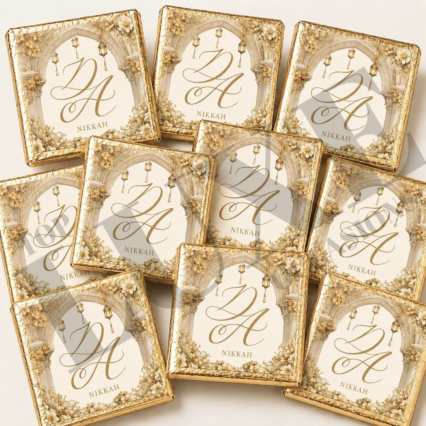 Nikkah | Baraat | Walima Chocolate Squares