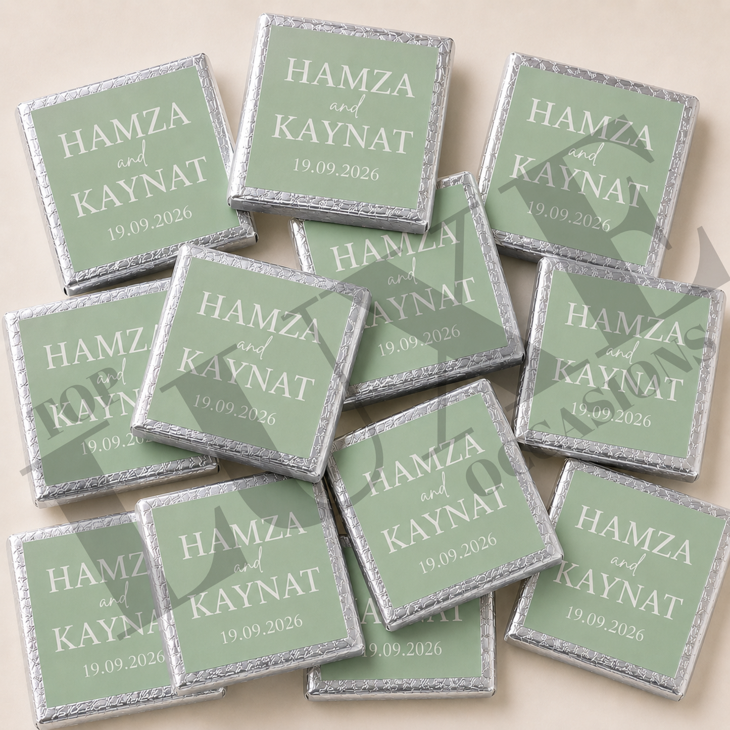 Nikkah | Baraat | Walima Chocolate Squares