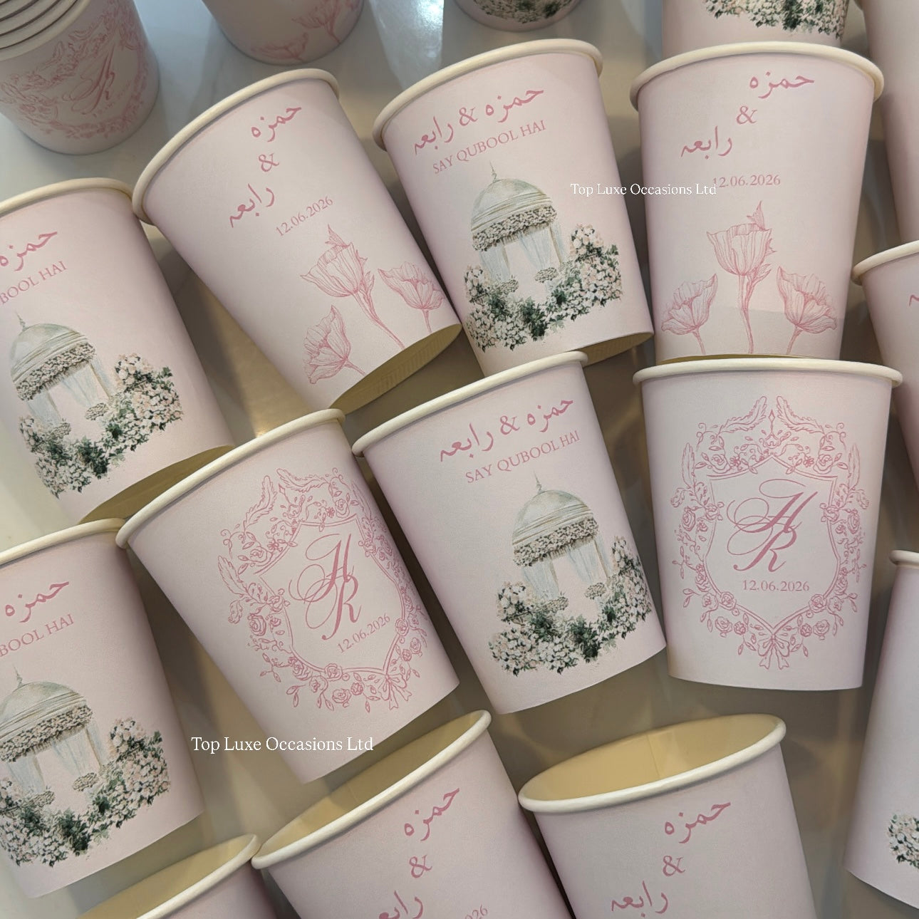 Pink Nikkah | Baraat | Walima Mix (3 Designs) - LUXE RANGE