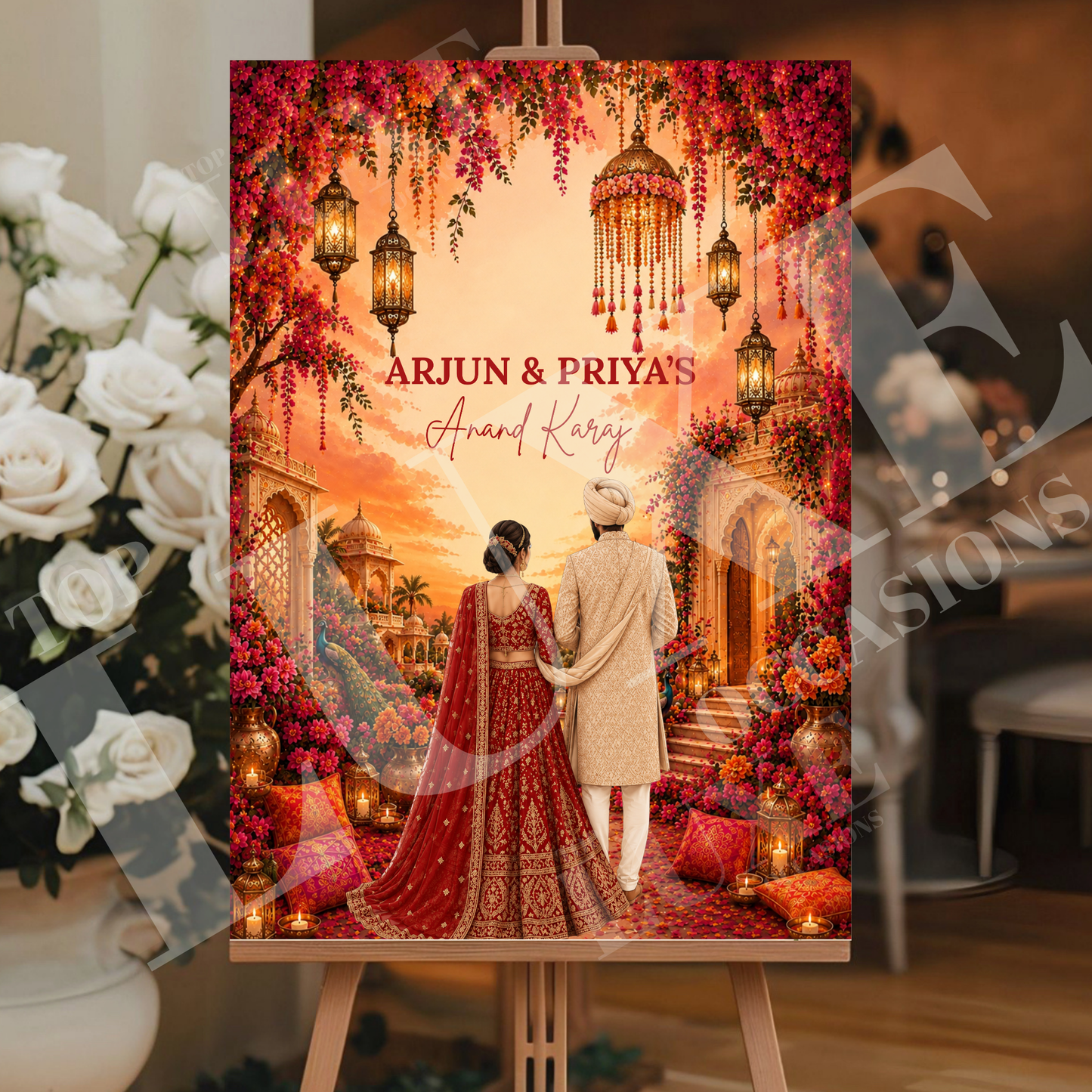 Anand Karaj Welcome Sign