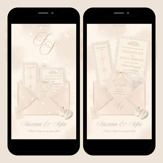 Nikkah | Baraat | Walima Video Invite