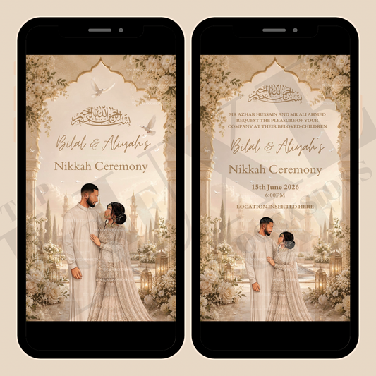 Nikkah | Baraat | Walima Invite