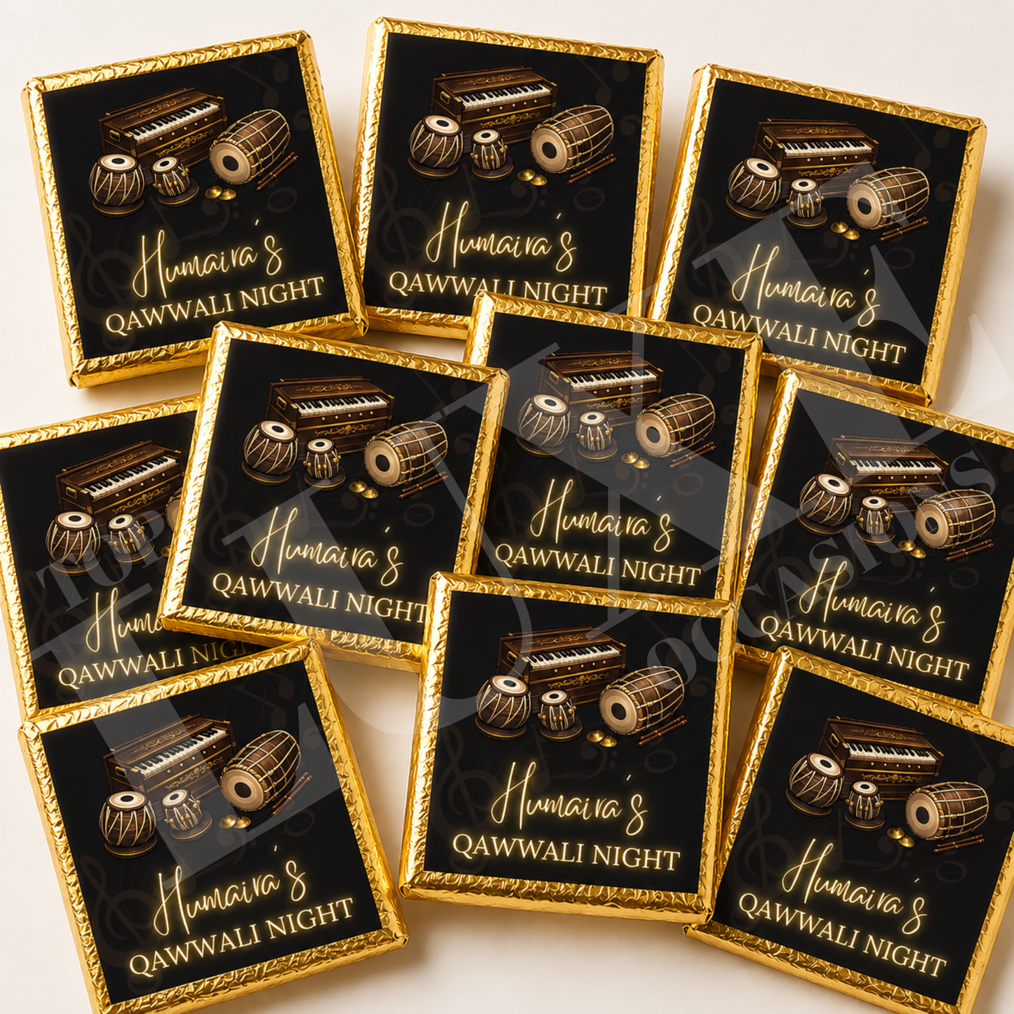 Qawali Night Chocolate Squares