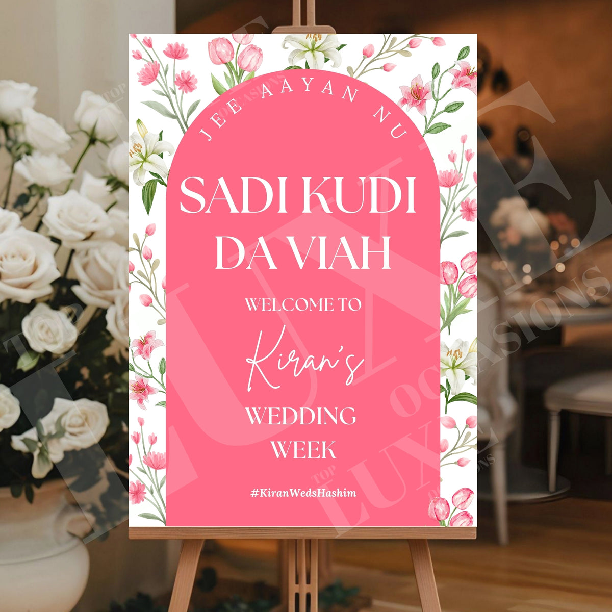Wedding Week Sign