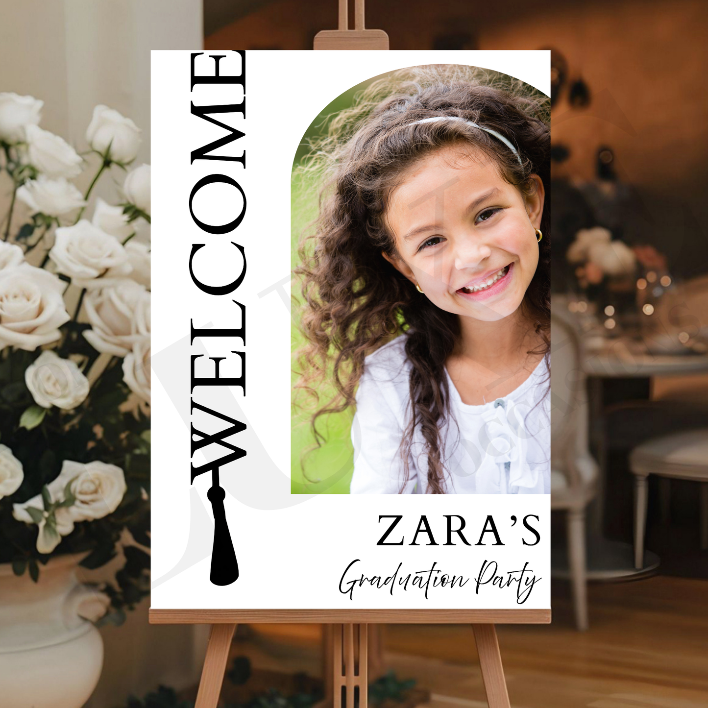 Sentimental Childhood Picture Graduation Party Board