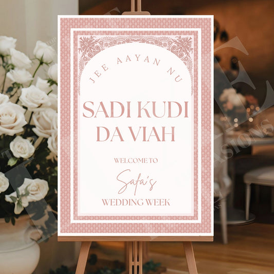 Wedding Week Sign