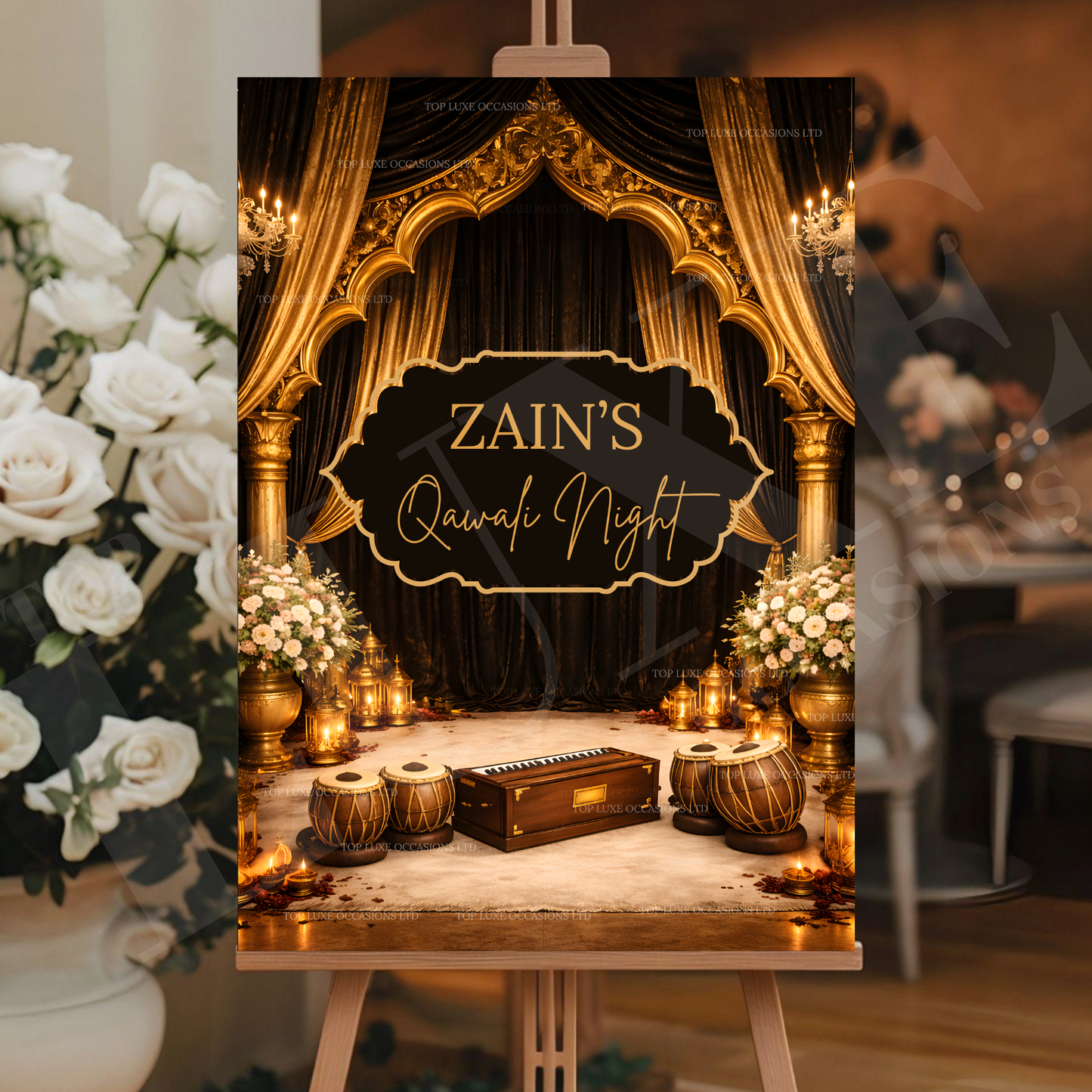 Boy/Girls Qawali Night Welcome Sign