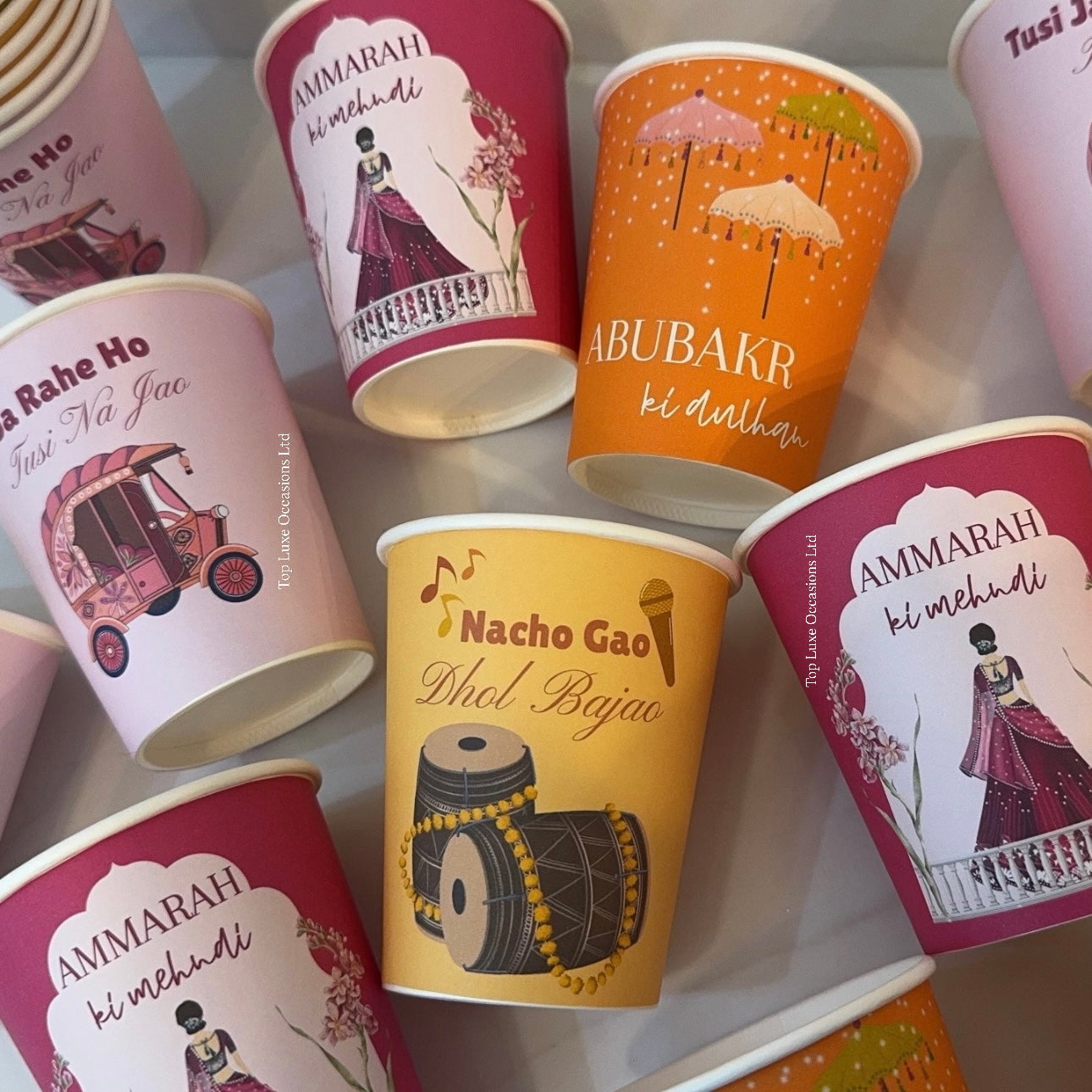 Girls Mehndi / Dholki Night Mix (4 Designs) - LUXE RANGE