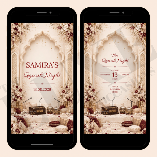 Qawali Night Video Invite