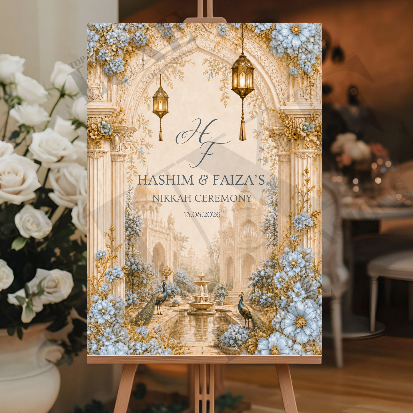 Arch Luxury Nikkah Baraat Walima Board