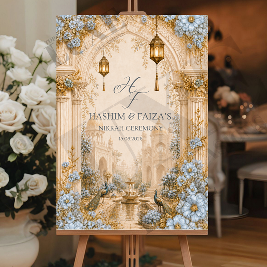 Arch Luxury Nikkah Baraat Walima Board