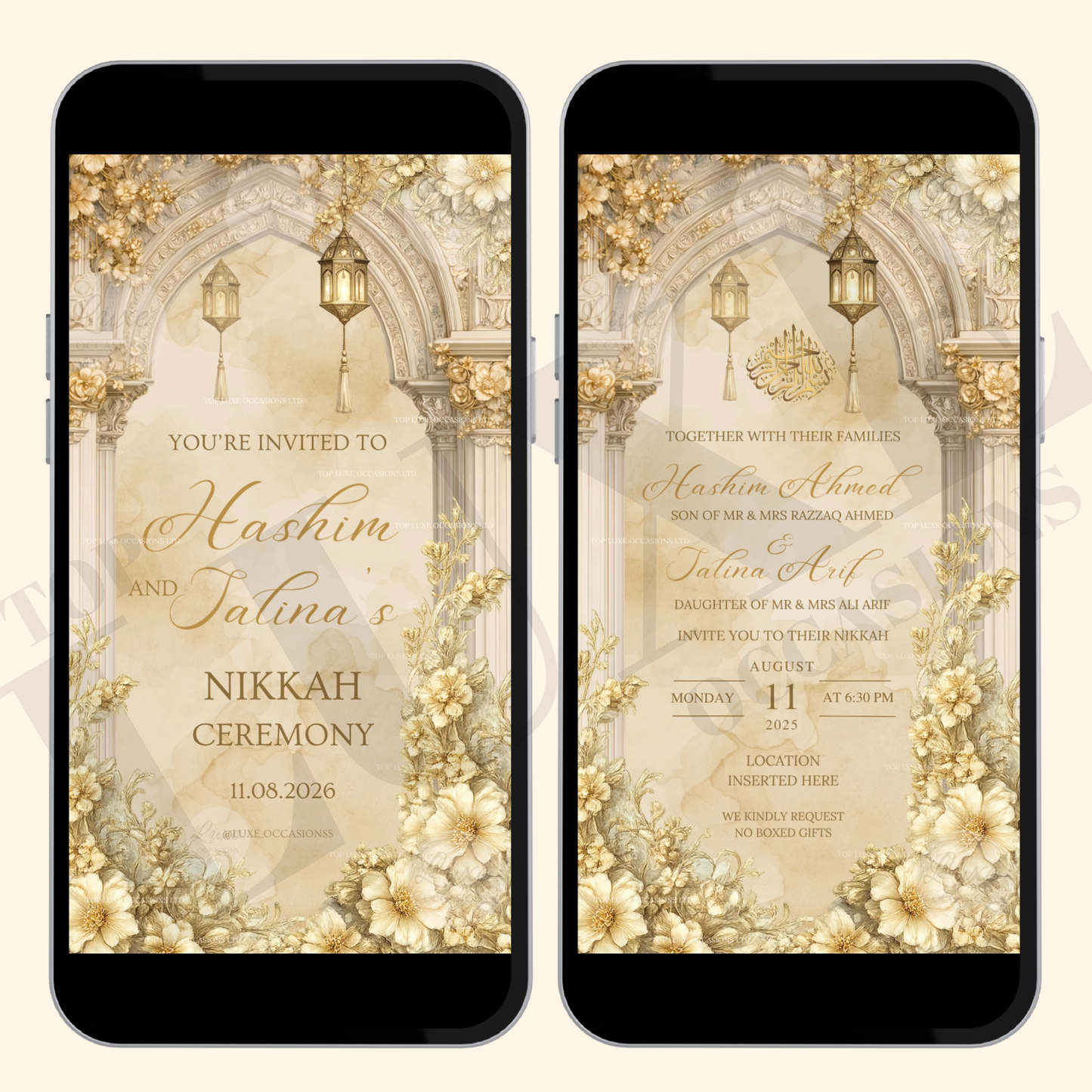 The Grand Wedding Nikkah | Baraat | Walima Video Invite Edit 3