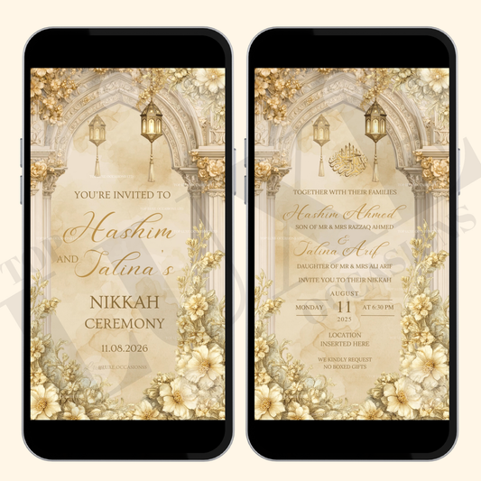 The Grand Wedding Nikkah | Baraat | Walima Video Invite Edit 3