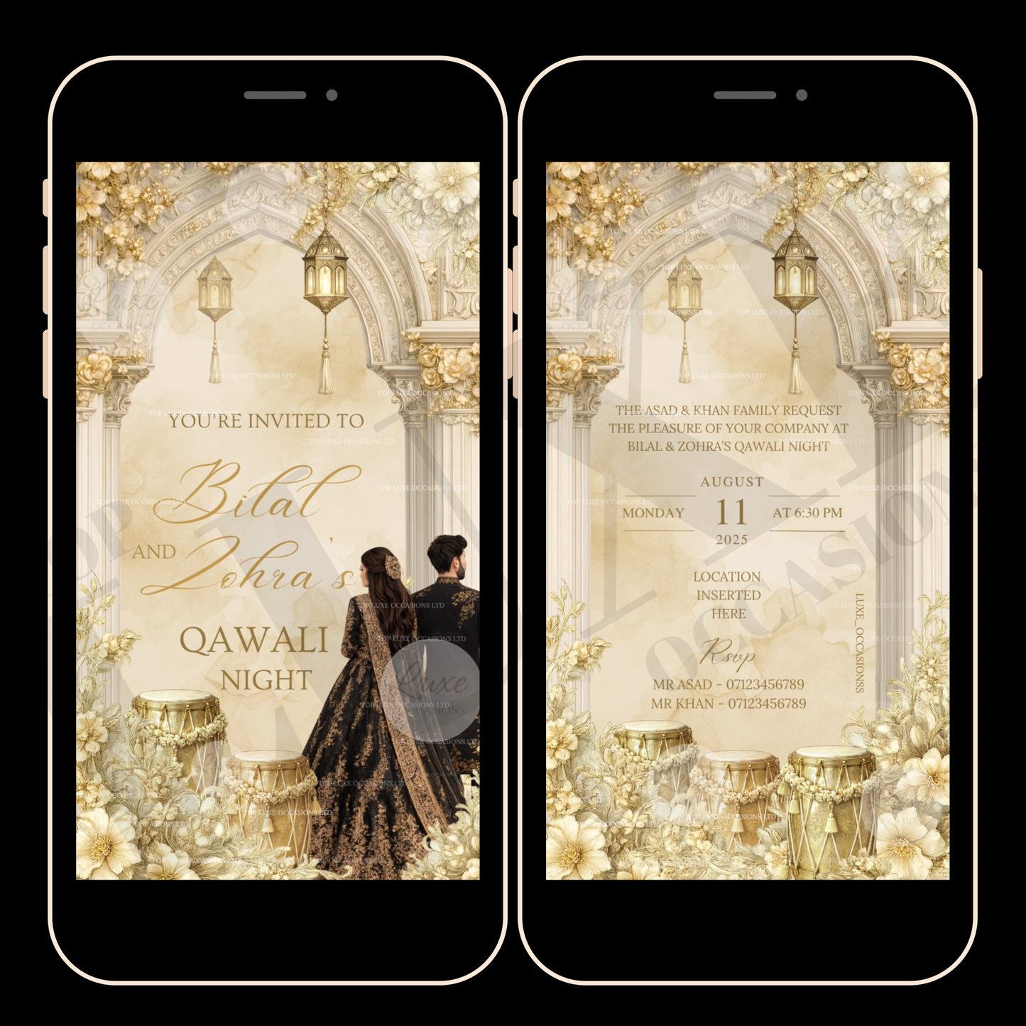 The Grand Wedding Joint Qawali Night Video Invite