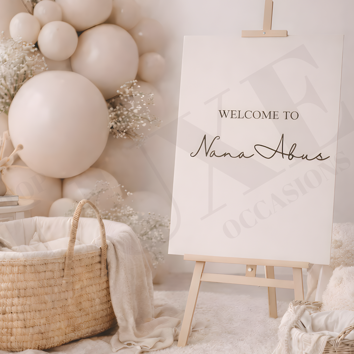 Fully Customisable Baby Welcome Home Board [Any Colour Available]