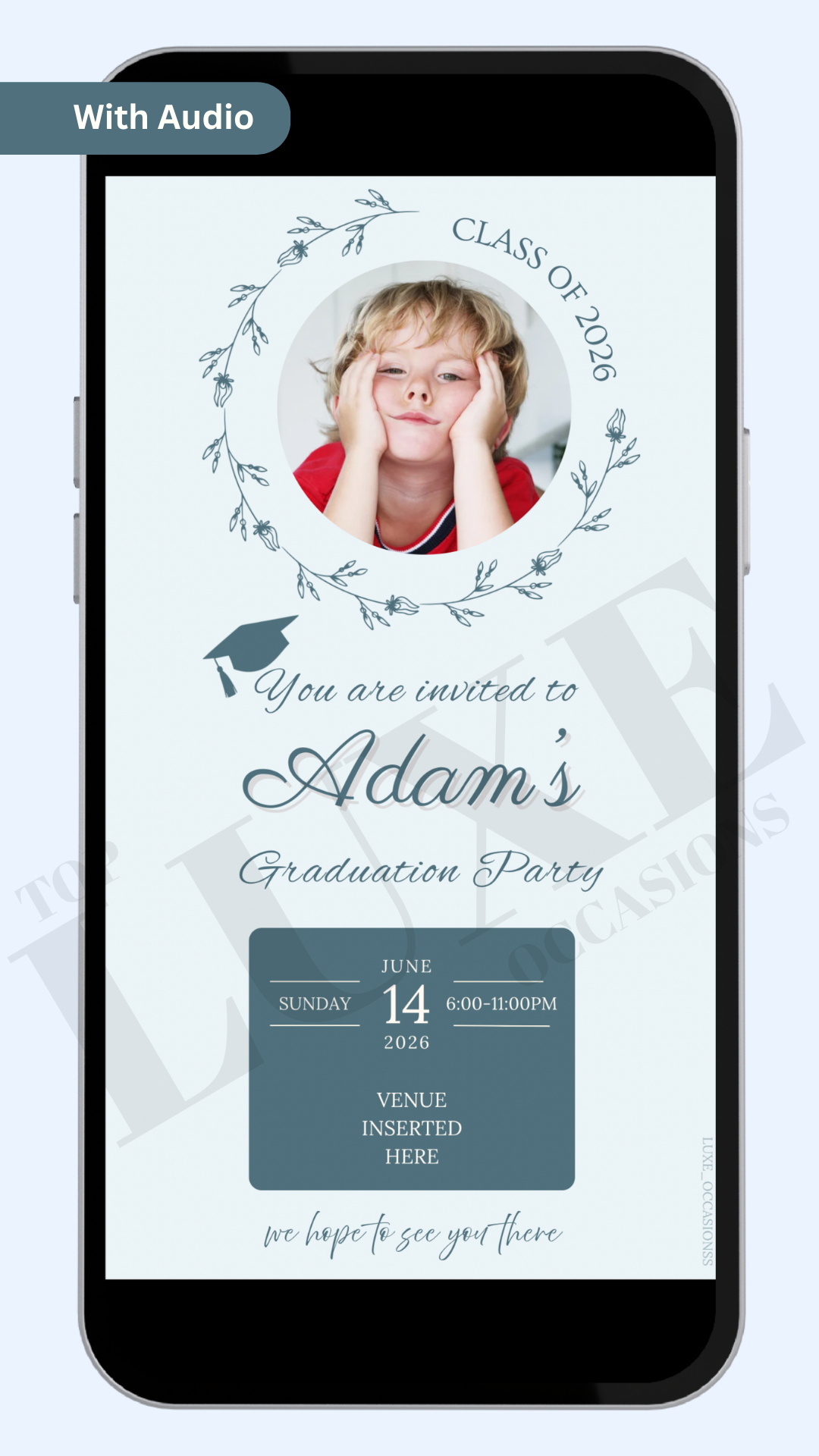 Sentimental Graduation Invite [4 Colours]