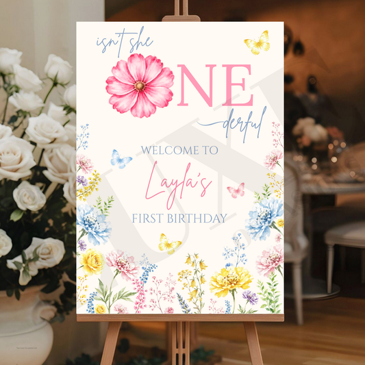 One Derful Birthday Board