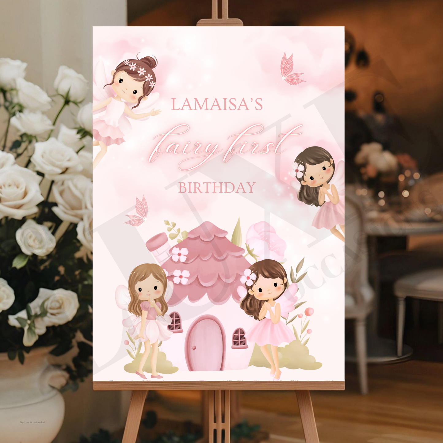 Fairy First Birthday Board