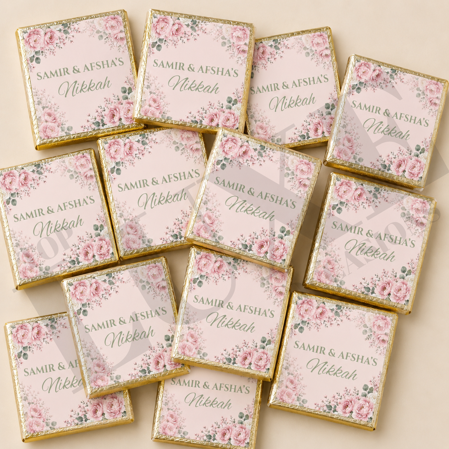 Nikkah | Baraat | Walima Chocolate Squares