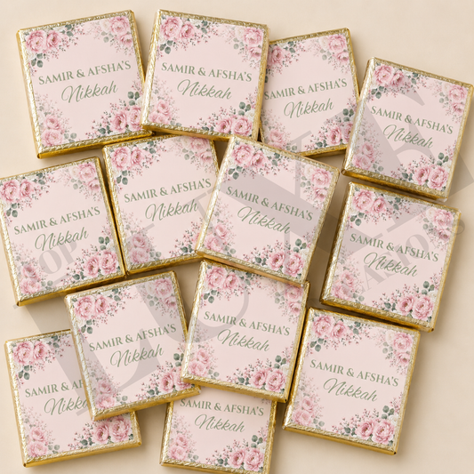 Nikkah | Baraat | Walima Chocolate Squares