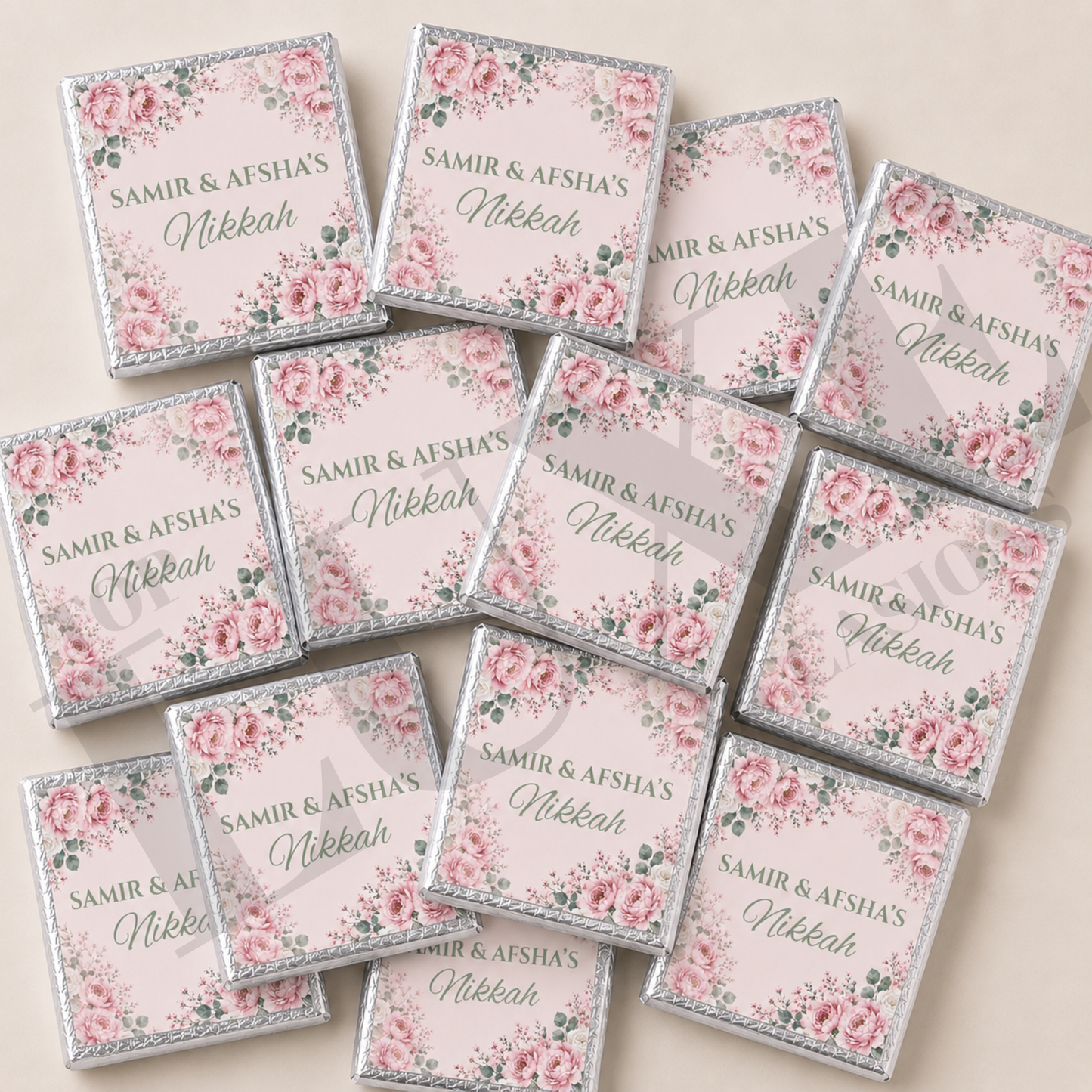 Nikkah | Baraat | Walima Chocolate Squares