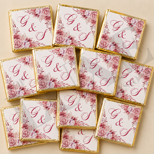 Nikkah | Baraat | Walima Chocolate Squares