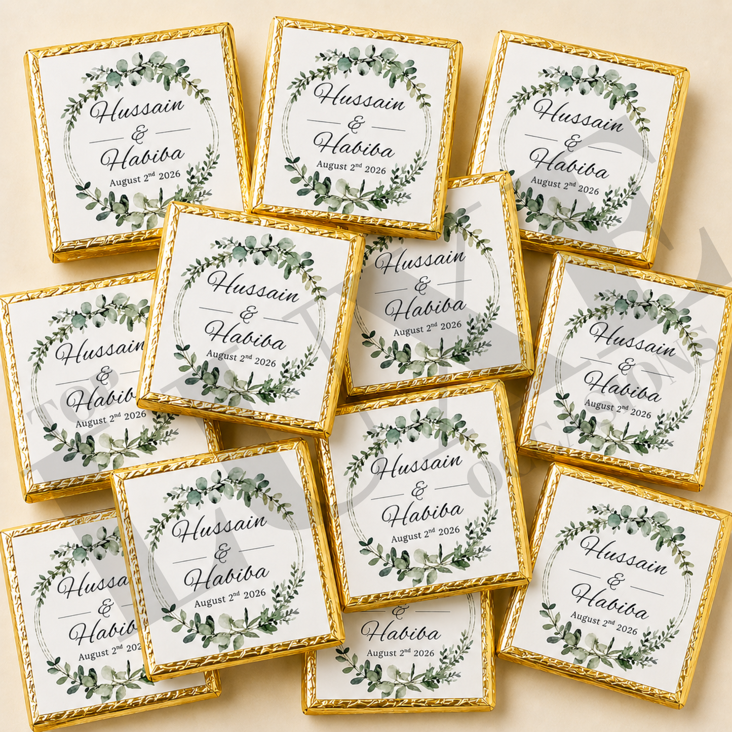 Nikkah | Baraat | Walima Chocolate Squares