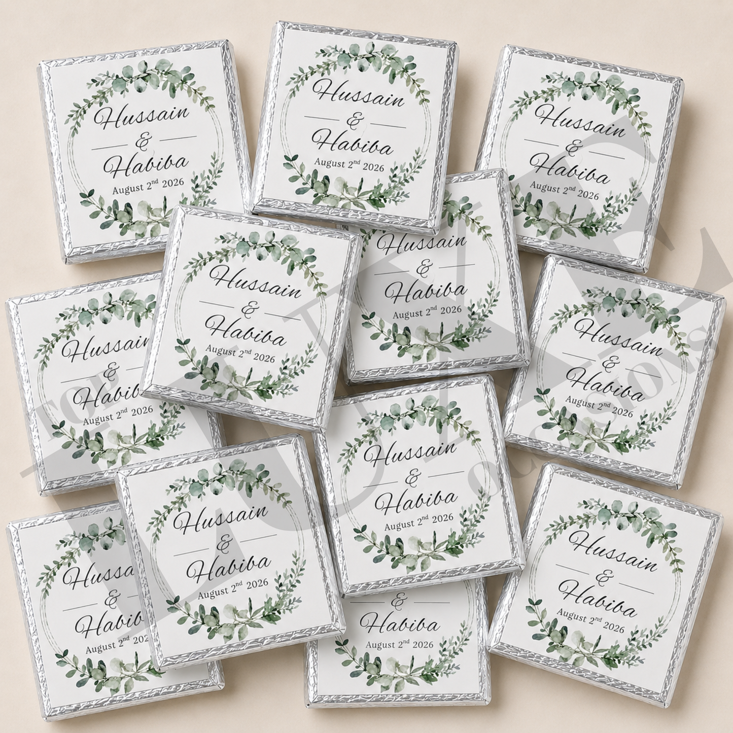 Nikkah | Baraat | Walima Chocolate Squares