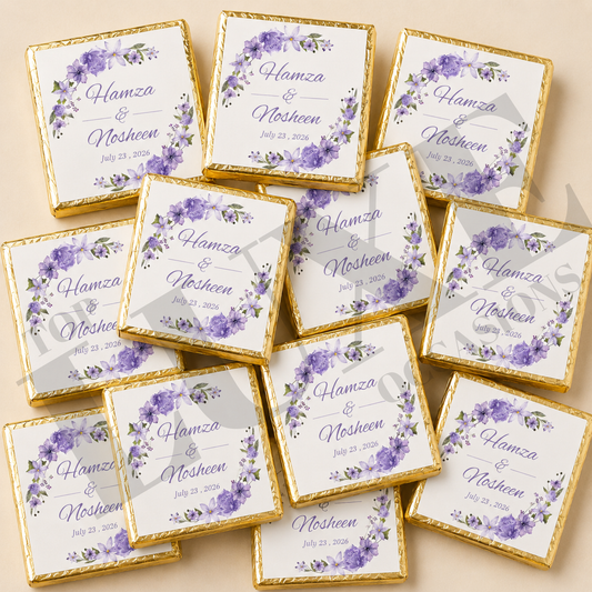 Nikkah | Baraat | Walima Chocolate Squares