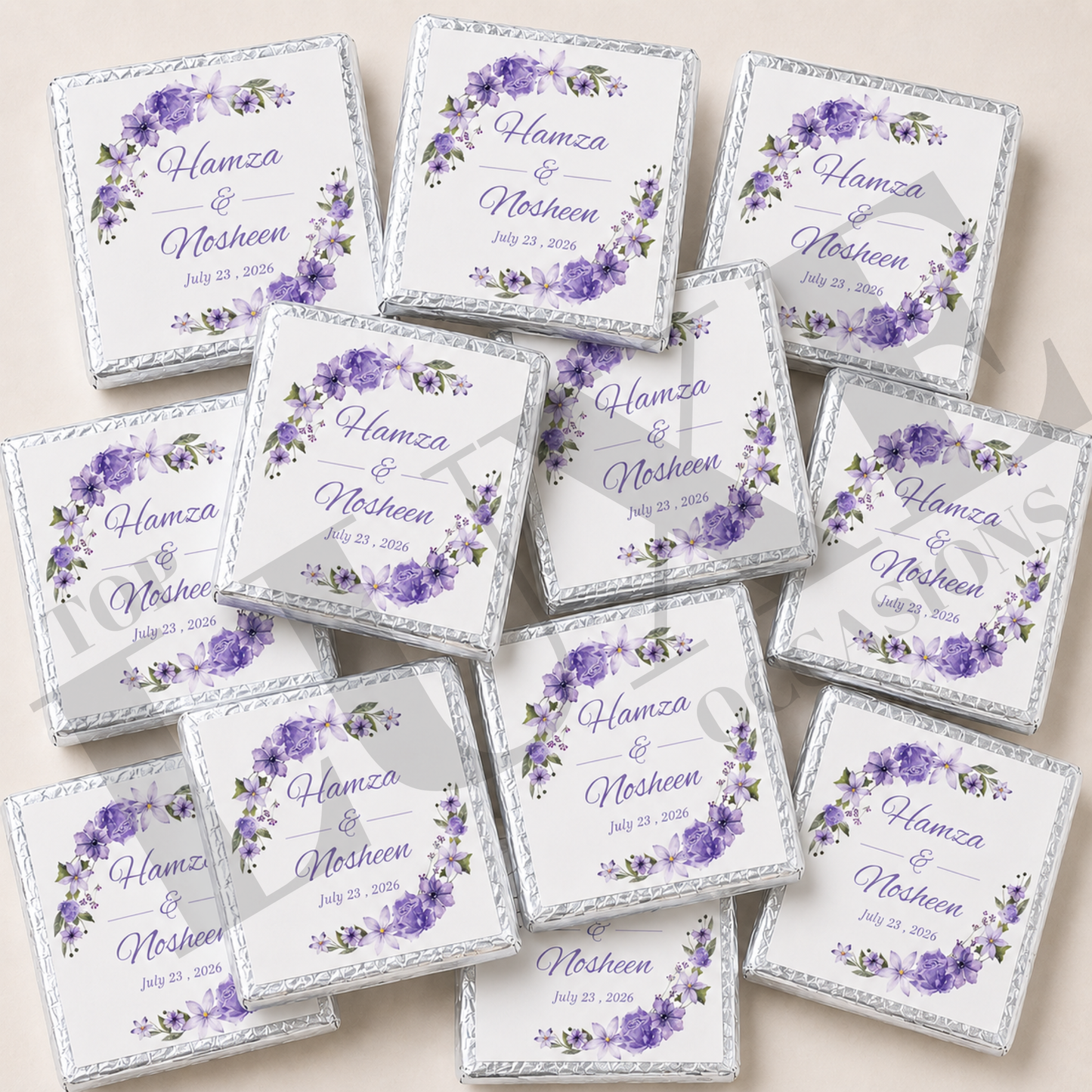 Nikkah | Baraat | Walima Chocolate Squares